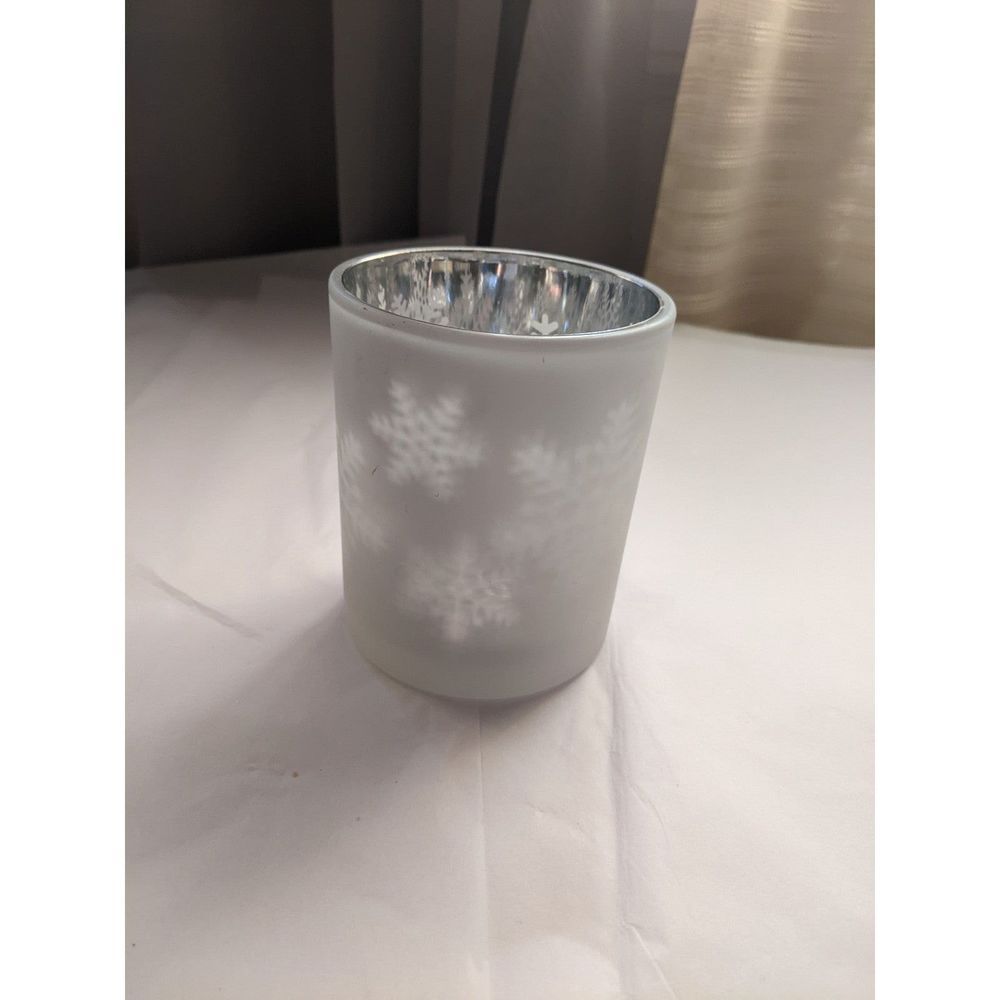 Set of 3 Slatkin & Co BBW Snowflake Dancing Tea Light Holder - Picture 5 of 8